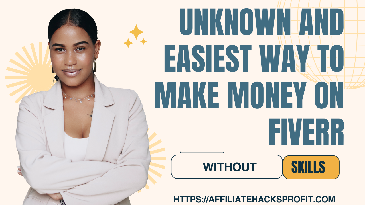 Unknown & Easiest Way To Make Money On Fiverr Without Skills