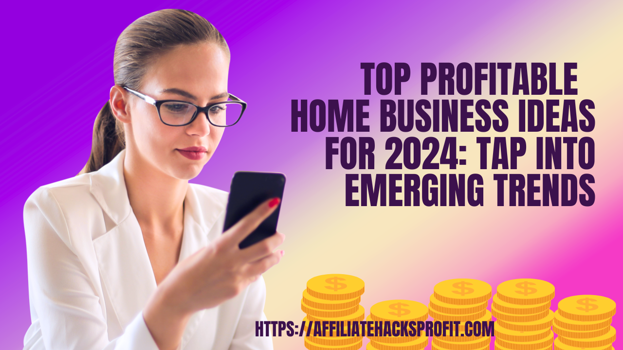 Top Profitable Home Business Ideas For 2024: Tap Into Emerging Trends