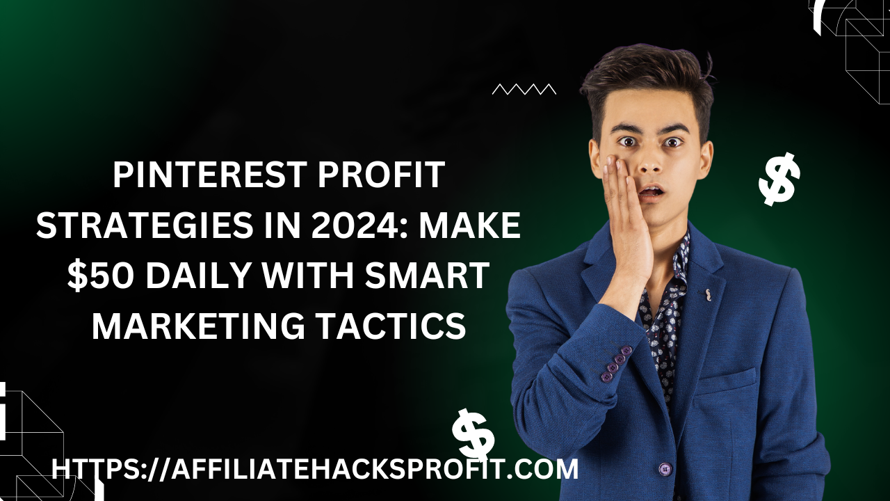 Pinterest Profit Strategies in 2024: Make $50 Daily with Smart Marketing Tactics