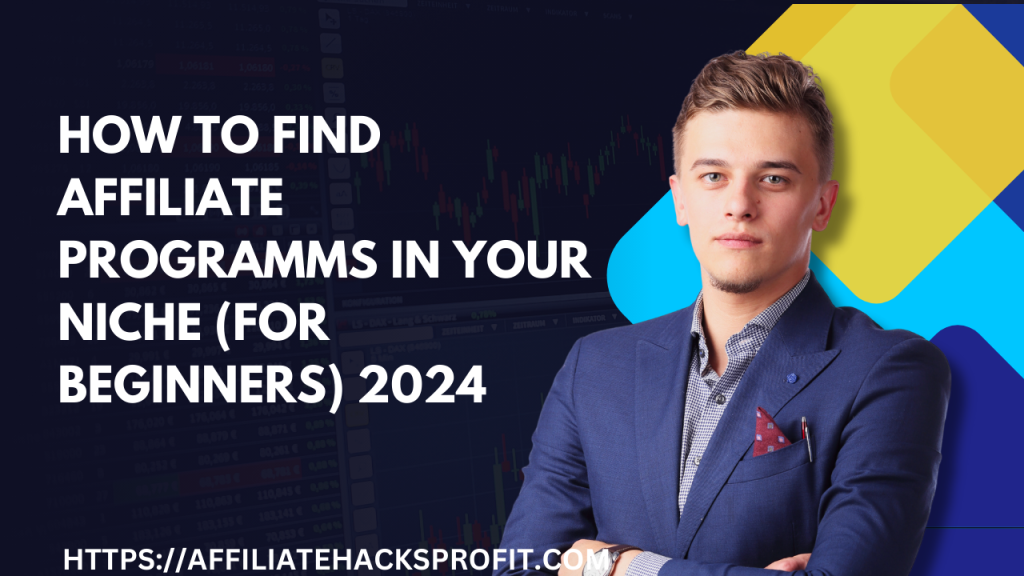 How To Find Affiliate Programs In Your Niche (For Beginners) 2024