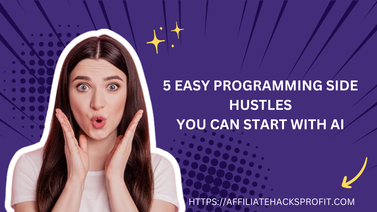 5 Easy Programming Side Hustles You Can Start With AI