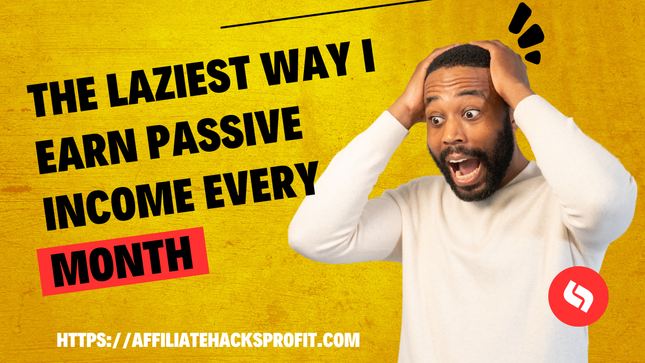 The Laziest Way I Earn Passive Income Every Month