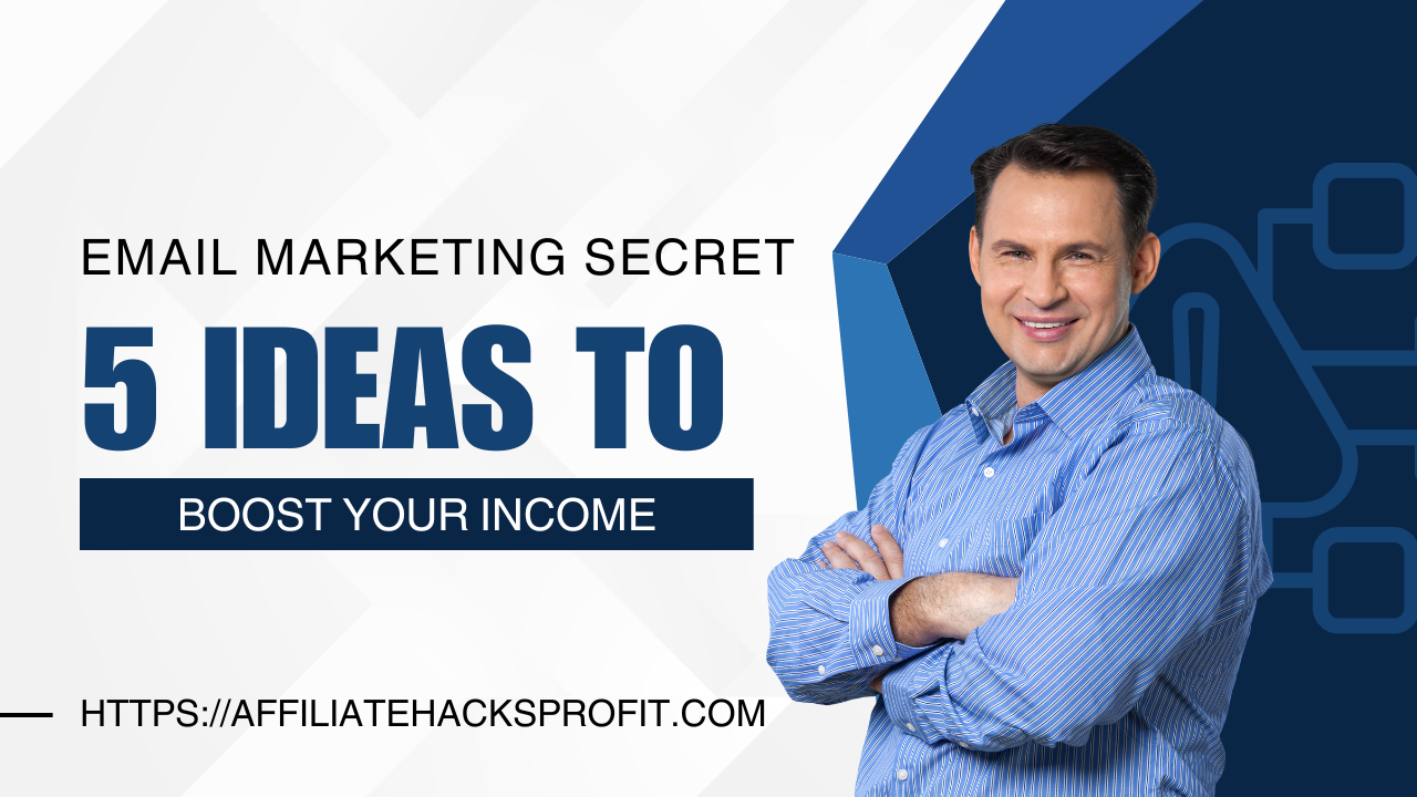 Email Marketing Secrets: 5 Ideas to Boost Your Income