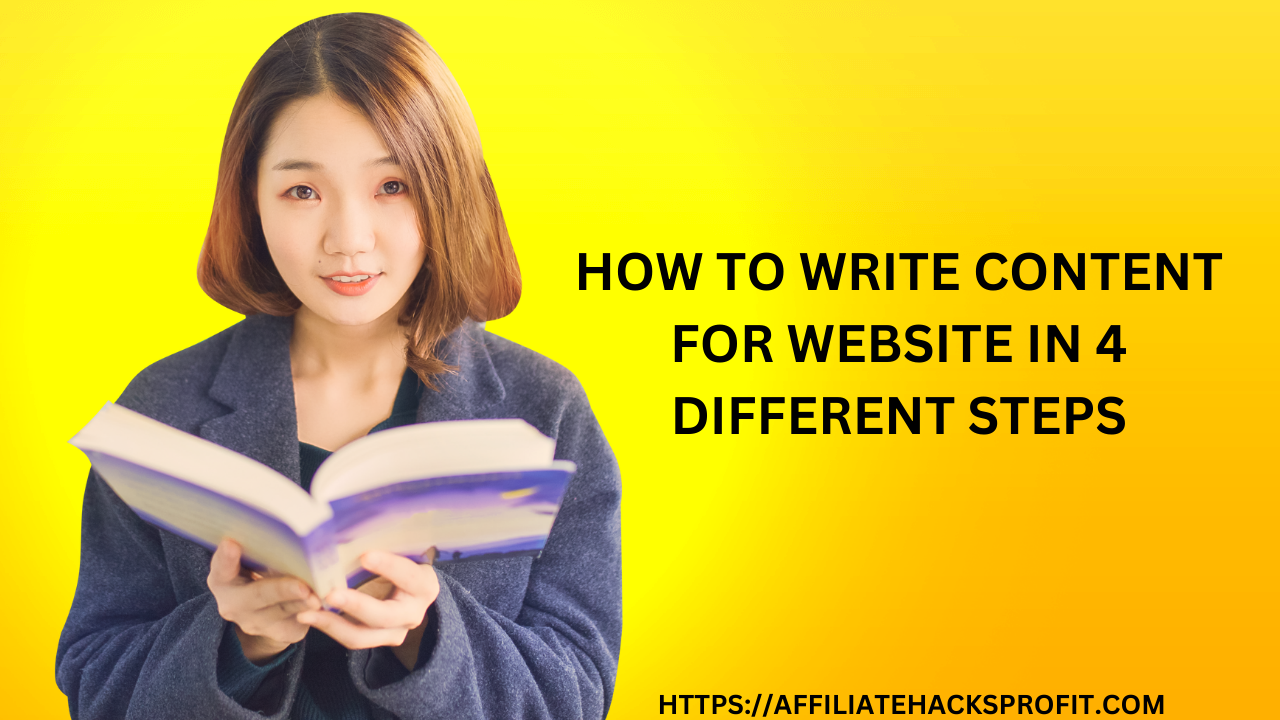 How to Write Content for Website in 4 Simple Steps