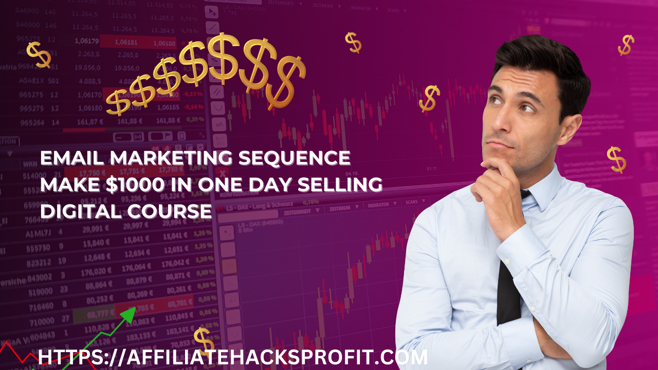 This Email Marketing Sequence Make $1000 in One Day Selling Digital Courses