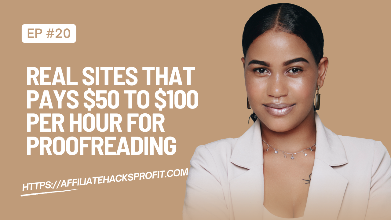 Real Sites that pay $50 to $100 per Hour for Proofreading Books