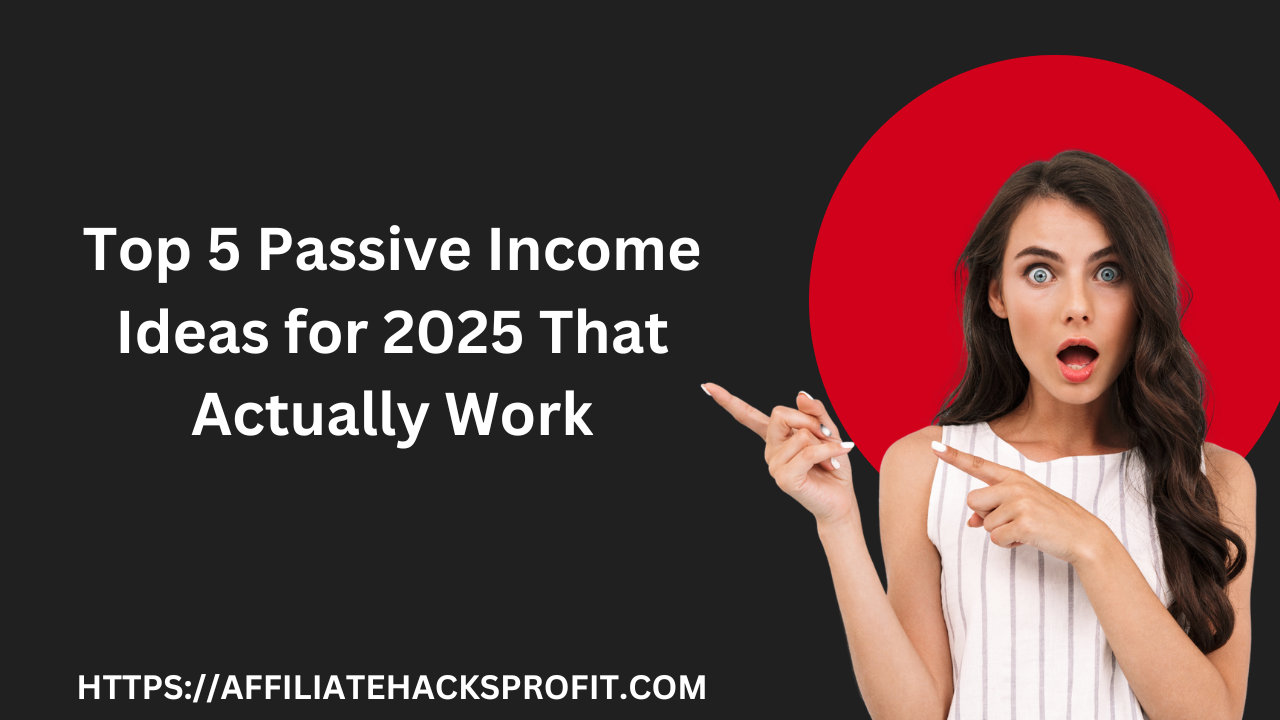 Top 5 Passive Income Ideas for 2025 That Actually Work